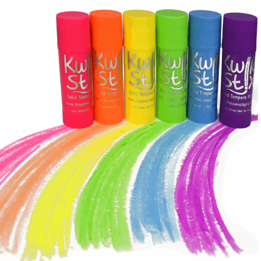 Meloding Stix Magic Stix - Jumbo Kwik Stix, 6 Neon Colors – PlayOn