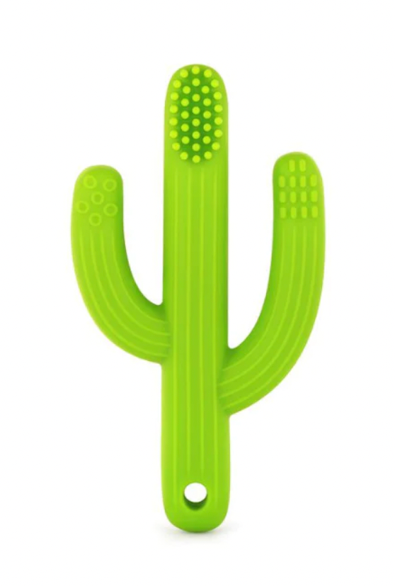 Chews Green Cactus Toothbrush Teether